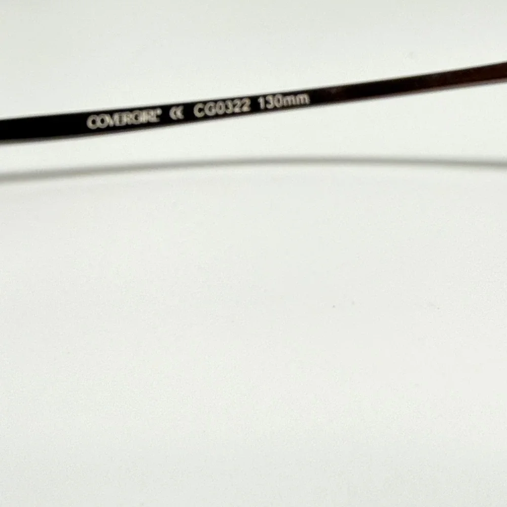 Covergirl CG0322 Brown Oval Eyeglass Frames 47-17-130 Col 084 Metallic Brown